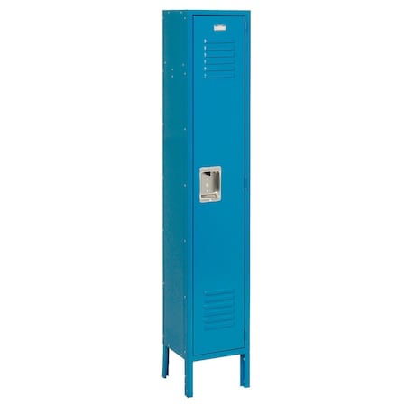 Global Industrial 12 in W, 18 D, 66 in H, Blue 968254BL